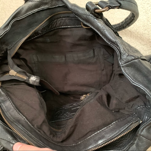 All Saints black leather bag - Picture 6 of 8